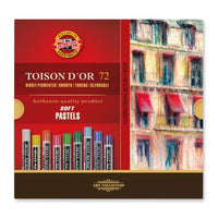 Σετ μαλακών παστέλ Toison D'Or / 72 τεμάχια
