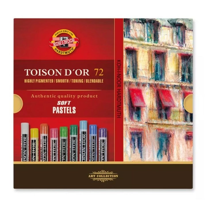 Σετ μαλακών παστέλ Toison D'Or / 72 τεμάχια