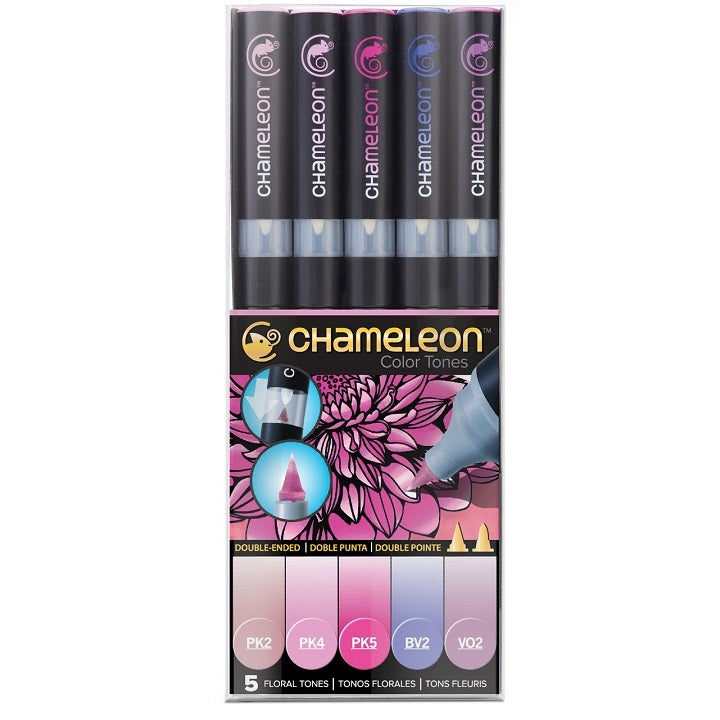 Σετ μαρκαδοροι Chameleon 5 τεμ - Floral Tones