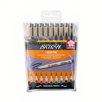 Σετ μαρκαδοροι SAKURA Pigma Brush - 9 τεμαχια