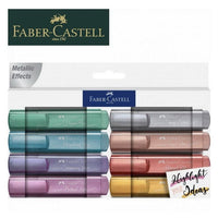 Σετ μαρκαδόρων μεταλικ Faber-Castell - 8 τεμάχια