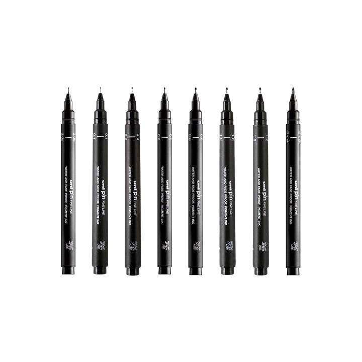 Σετ μαρκαδόρων UNI PIN fineliner Draw and Sketch 8 τεμ.