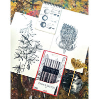 Σετ μαρκαδόρων UNI PIN fineliner Draw and Sketch 8 τεμ.