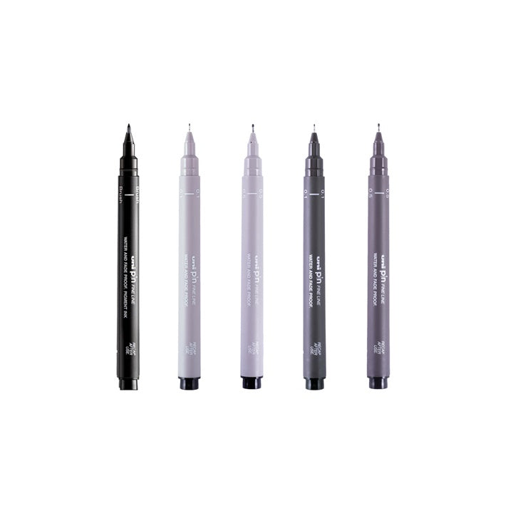 Σετ μαρκαδόρων UNI PIN fineliner Elegant Tones 5 τεμ.