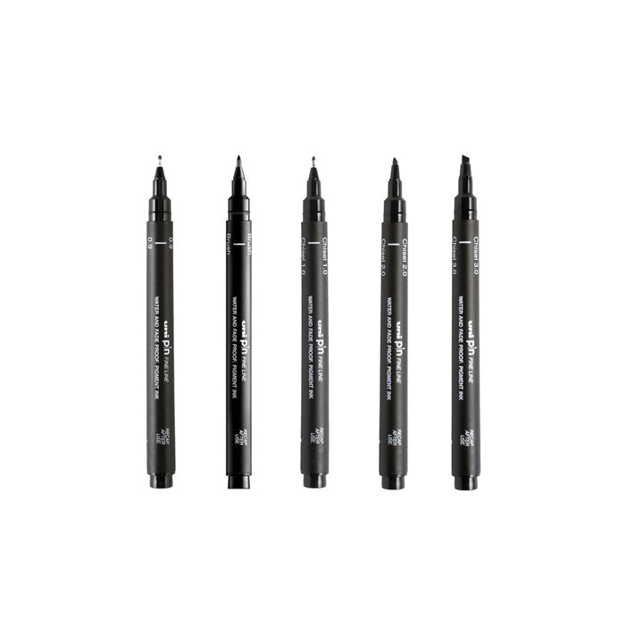 Σετ μαρκαδόρων UNI PIN fineliner Love Lettering 5 τεμ.