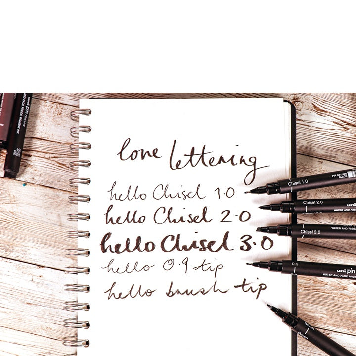 Σετ μαρκαδόρων UNI PIN fineliner Love Lettering 5 τεμ.