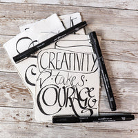 Σετ μαρκαδόρων UNI PIN fineliner Love Lettering 5 τεμ.