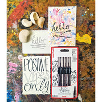 Σετ μαρκαδόρων UNI PIN fineliner Love Lettering 5 τεμ.