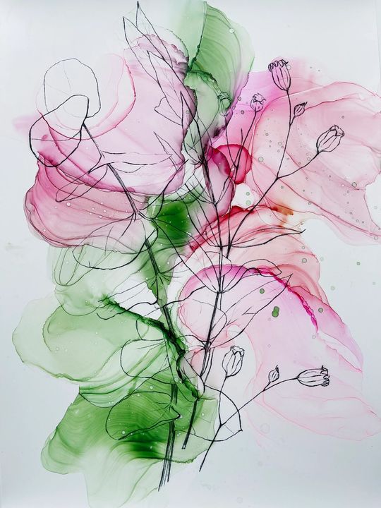 Σετ μελάνης KAMENSKAYA 'SUMMER FLOWERS'
