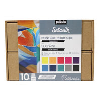 Σετ Pebeo χρώματα για μετάξι Setasilk - 10x45 ml