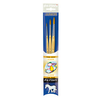 Σετ πινέλα ζωγραφικής da Vinci JUNIOR 4212 για σχολείο και hobby - 3 τεμάχια