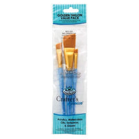 Σετ πινέλα ζωγραφικής Royal & Langnickel Crafters Choice 3 τεμ