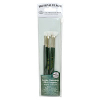Σετ πινέλων Royal and Langnickel White Taklon Brush Set