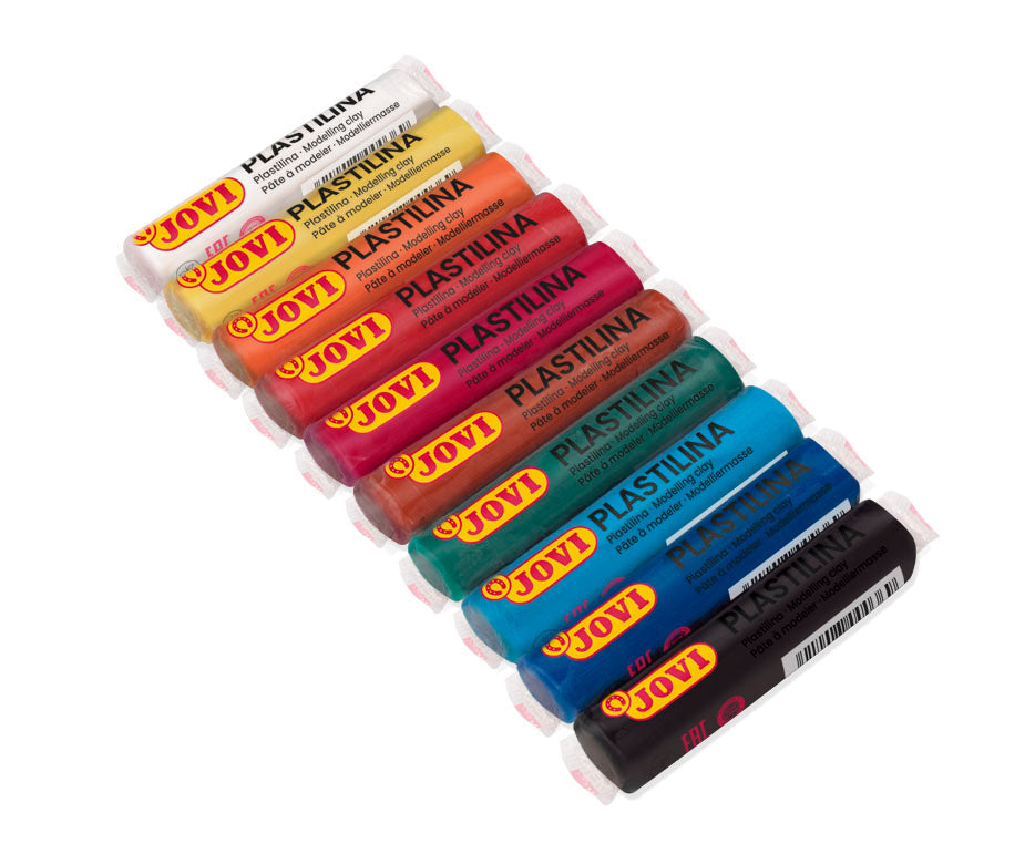 Σετ πλαστελίνης JOVI φυσική φυτική 10 x 15 g