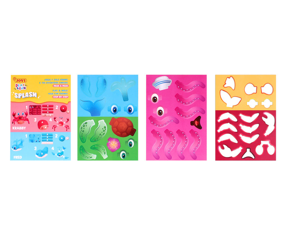 Σετ πλαστελίνης JOVI Play&Fun Splash 360 g σε βαλιτσάκι