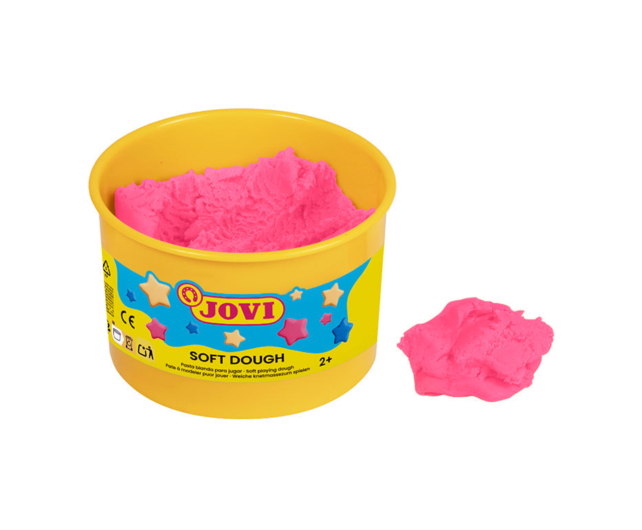 Σετ πλαστελίνης JOVI Soft Dough νέον χρώματα 6 x 460 g