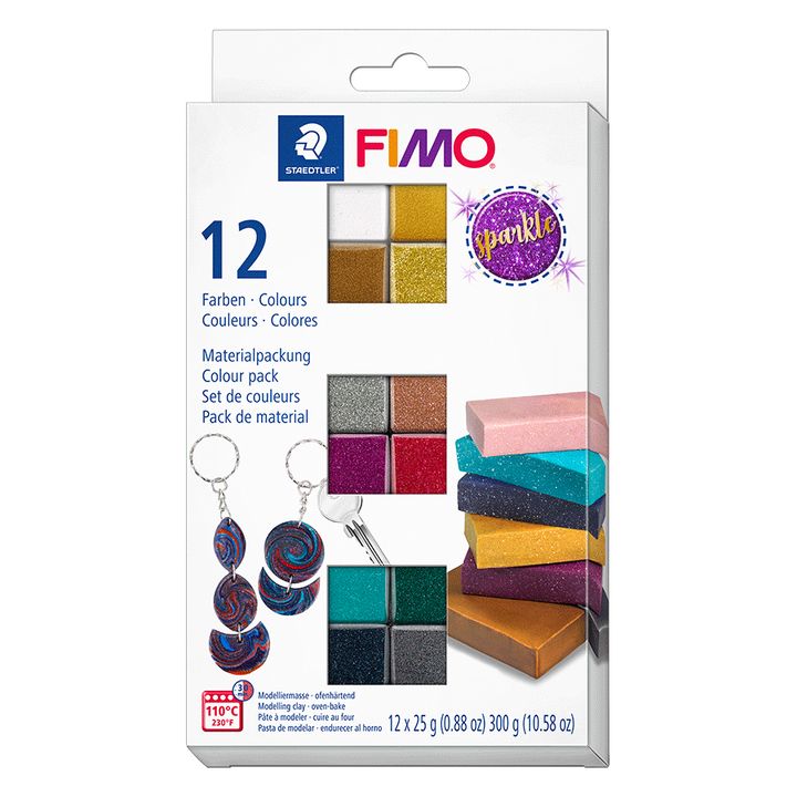 Σετ πολυμερούς πηλού FIMO Effect, Sparkle Colors