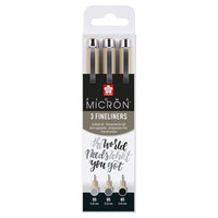 Σετ τεχνικών στυλό Sakura Pigma Micron 3 fineliners