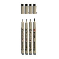 Σετ τεχνικών στυλό Sakura Pigma Micron 3 fineliners a brush pen
