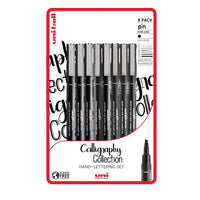 Σετ UNI PIN fineliner Καλλιγραφικοί μαρκαδόροι 8 τεμ.