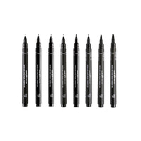 Σετ UNI PIN fineliner Καλλιγραφικοί μαρκαδόροι 8 τεμ.