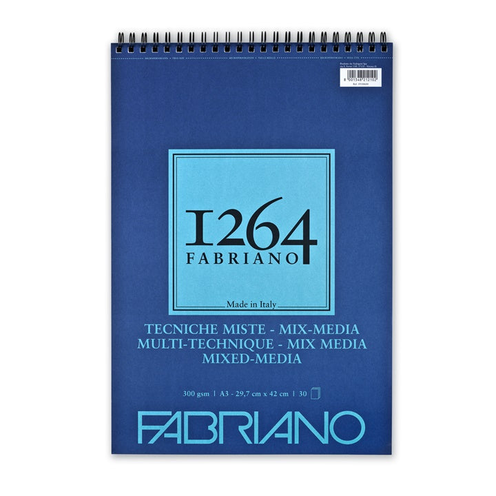 Σημειωματάριο σκίτσου FABRIANO 1264 Mixed Media | διαφορετικές διαστάσεις