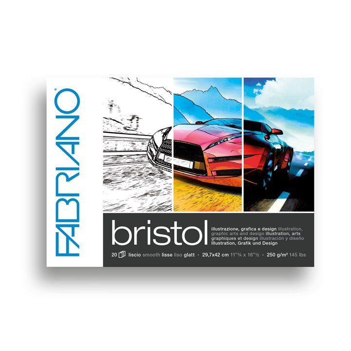 Σημειωματάριο σκίτσου FABRIANO BRISTOL | διαφορετικές διαστάσεις