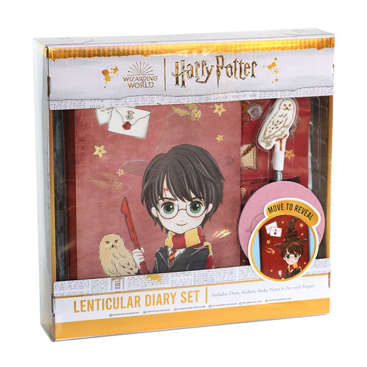 Σημειωματάριο Harry Potter - σετ με αξεσουάρ 4 τεμ.