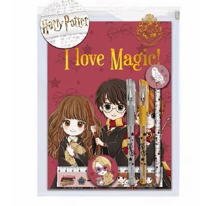 Σημειωματάριο Harry Potter - σετ με αξεσουάρ 6 τεμ.