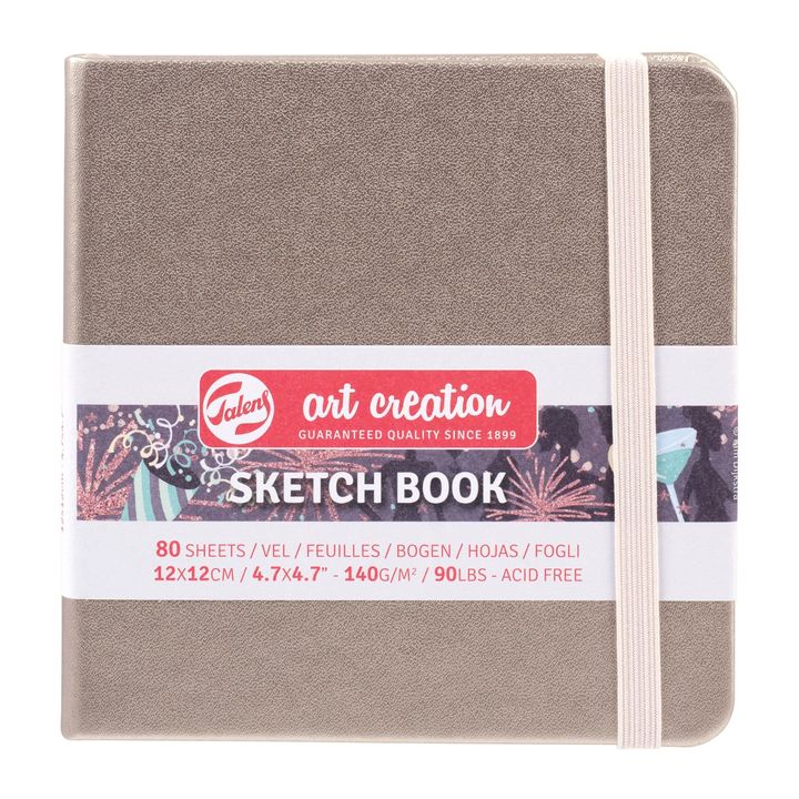 Τετράδιο σκίτσου ART CREATION 12 x 12 cm – ροζ σαμπάνια