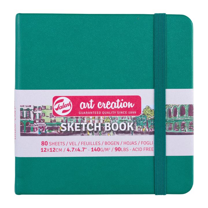 Τετράδιο σκίτσου ART CREATION 12 x 12 cm – Forest Green