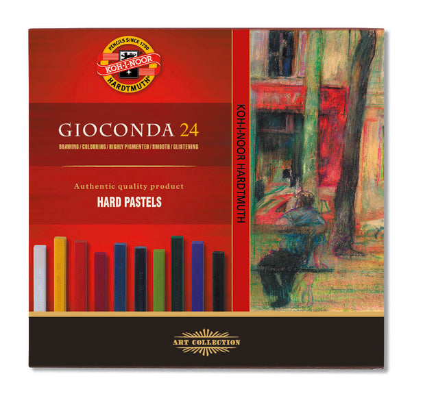 Σκληρα λαδοπαστελ GIOCONDA - 24 τεμαχια σετ