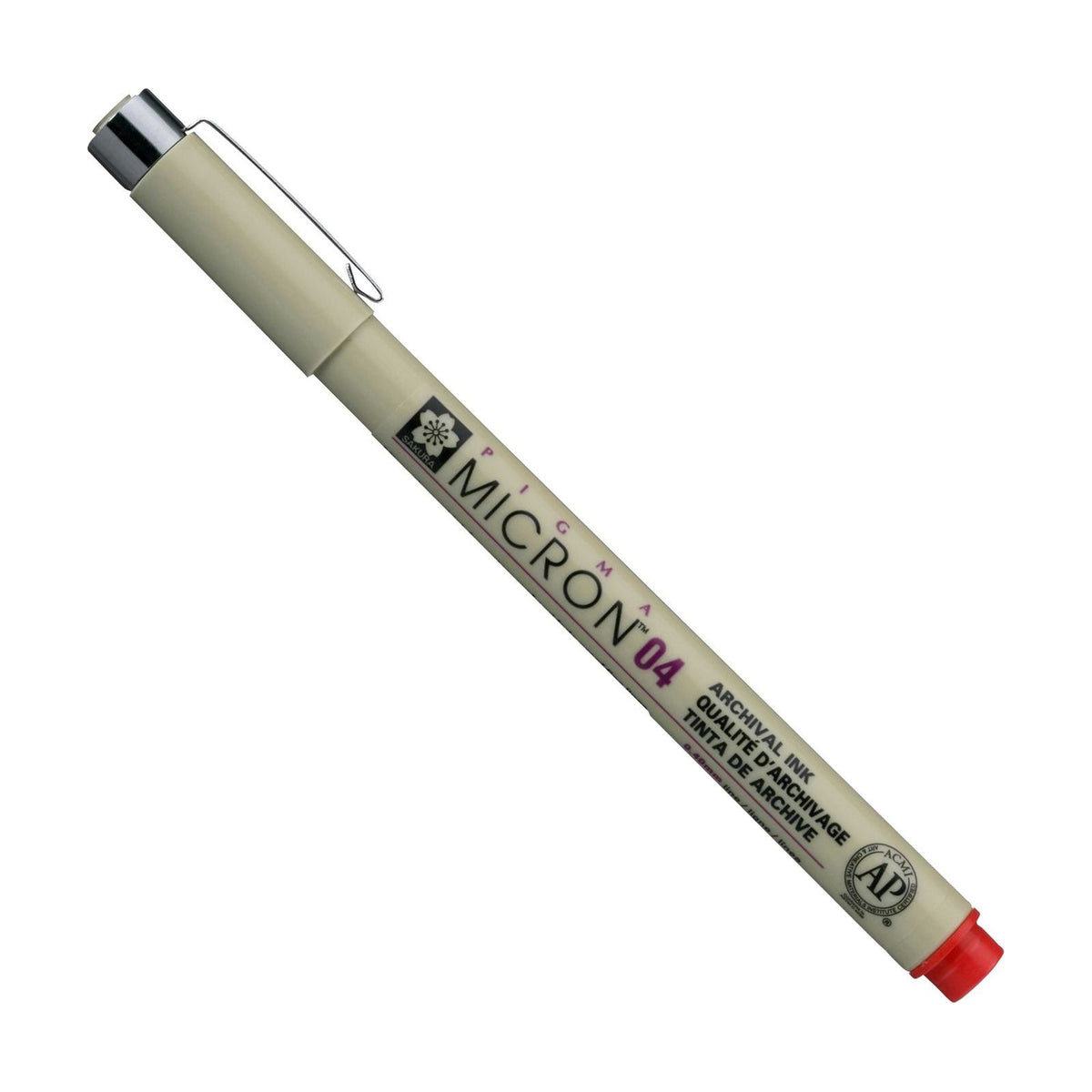 μαρκαδορος μηχανικου σχεδιου SAKURA Pigma Micron RED | διαλεξτε παχος – 04 0,40 mm