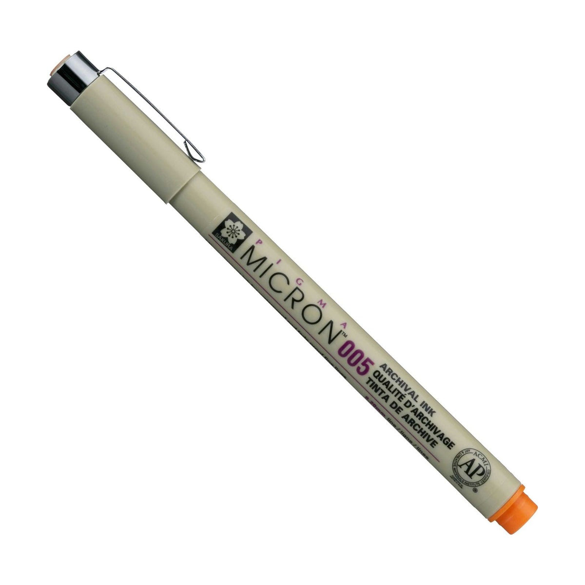 Μαρκαδορος σχεδιου SAKURA Pigma Micron BLACK – Orange