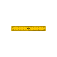 Χάρακας Spoko, 20 cm, διάφορα χρώματα