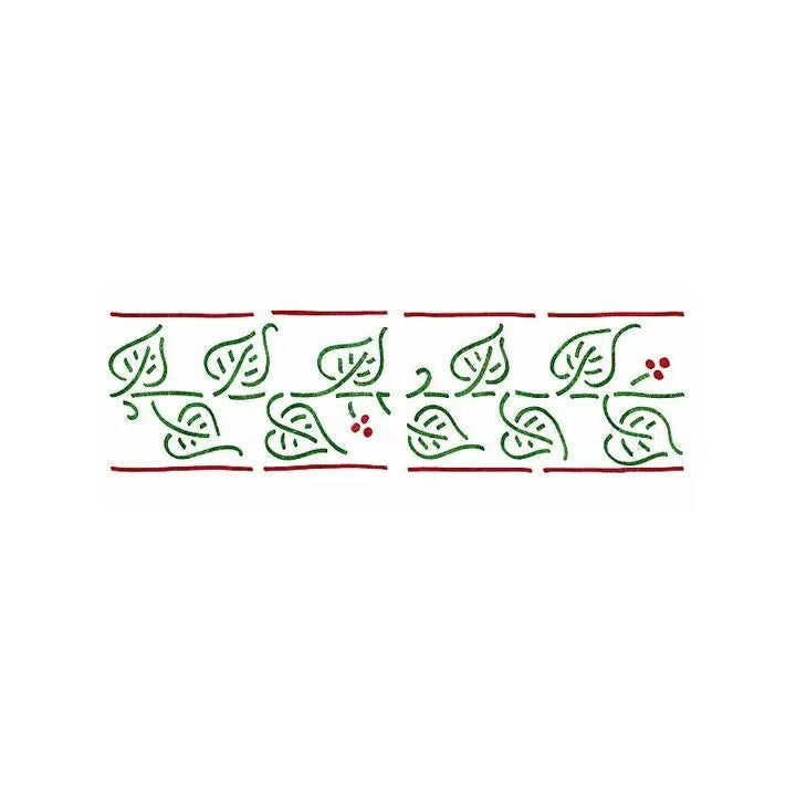 Στενσιλ XL Κλαδί φύλλα 22x67 cm