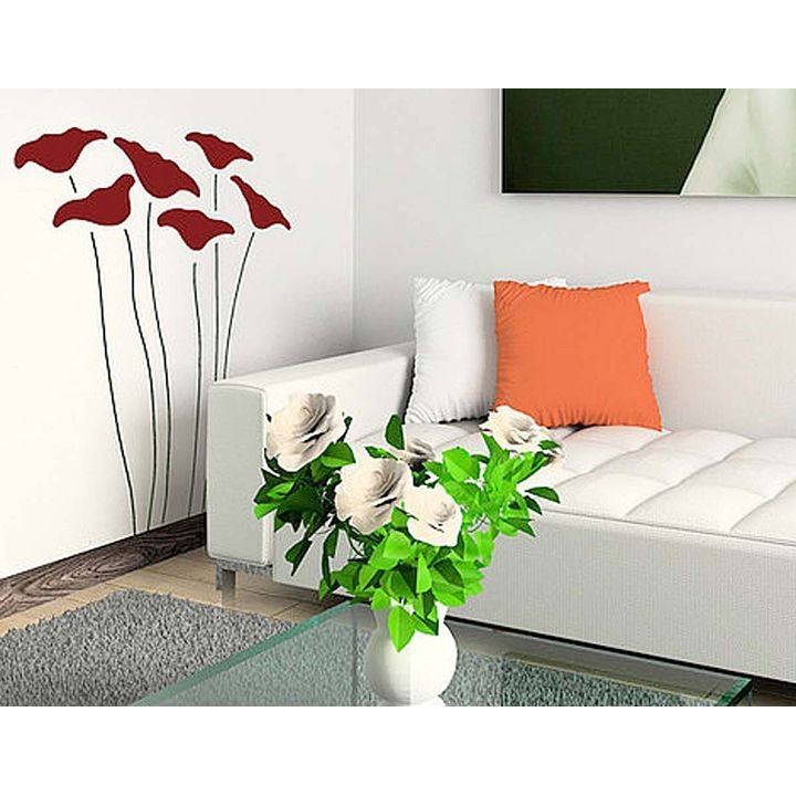 Στενσιλ XXL Λουλούδια 4-μέρος 70x100 cm