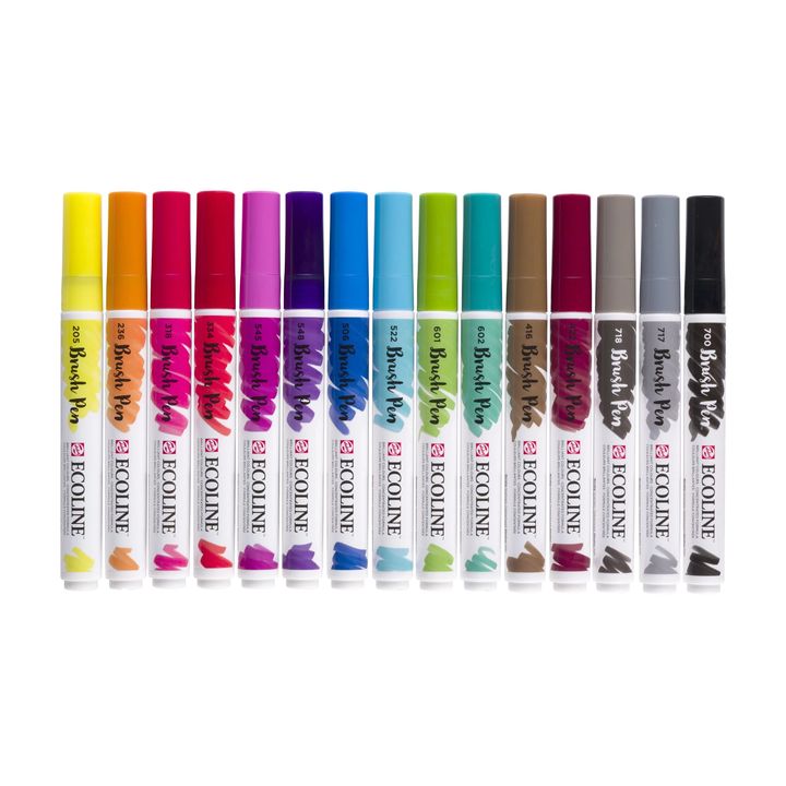 Στυλό ακουαρέλας ECOLINE BRUSH PEN 15 τμχ