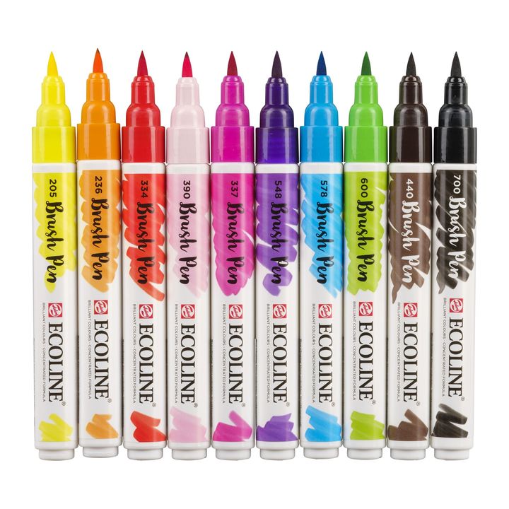 Στυλό ακουαρέλας Ecoline Brush Pen Bright