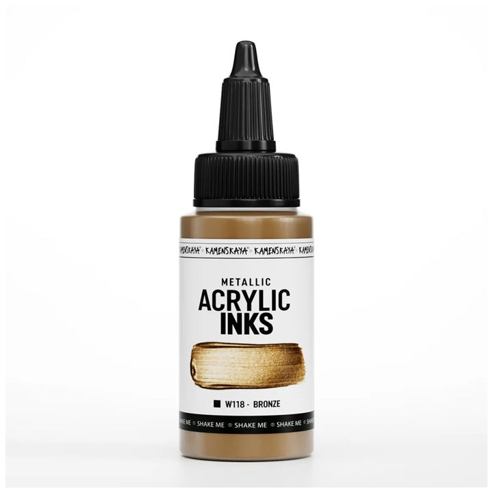 Koncentrovaný akrylový atrament, metalický - 30 ml | rôzne odtiene — obrázok 17