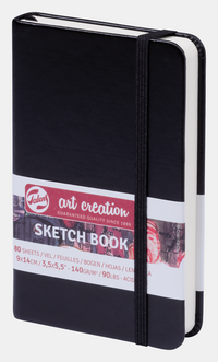 Μπλοκ σχεδίου ROYAL TALENS Art Creation Black 9 x 14 cm, 140 g, 90 φύλλα