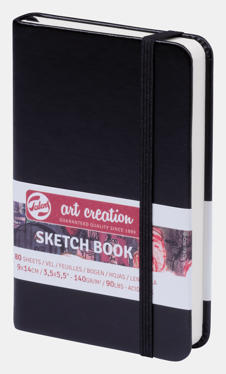 Μπλοκ σχεδίου ROYAL TALENS Art Creation Black 9 x 14 cm, 140 g, 90 φύλλα