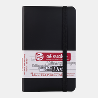 Μπλοκ σχεδίου ROYAL TALENS Talens Art Creation DOT Black 9 x 14 cm, 80 φύλλα
