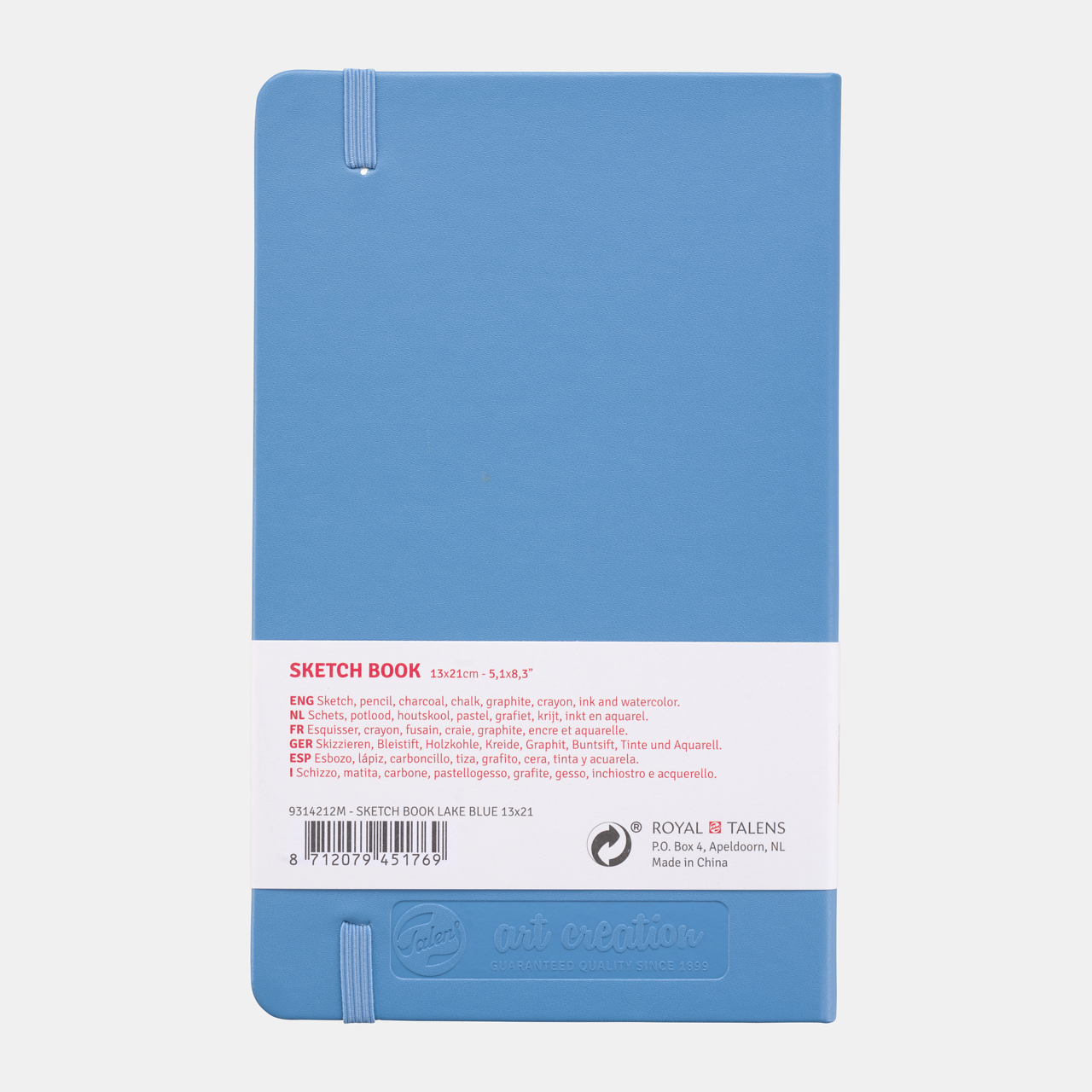 Μπλοκ σχεδίου ROYAL TALENS Art Creation Light Blue 13 x 21 cm 140 g - 80 φύλλα
