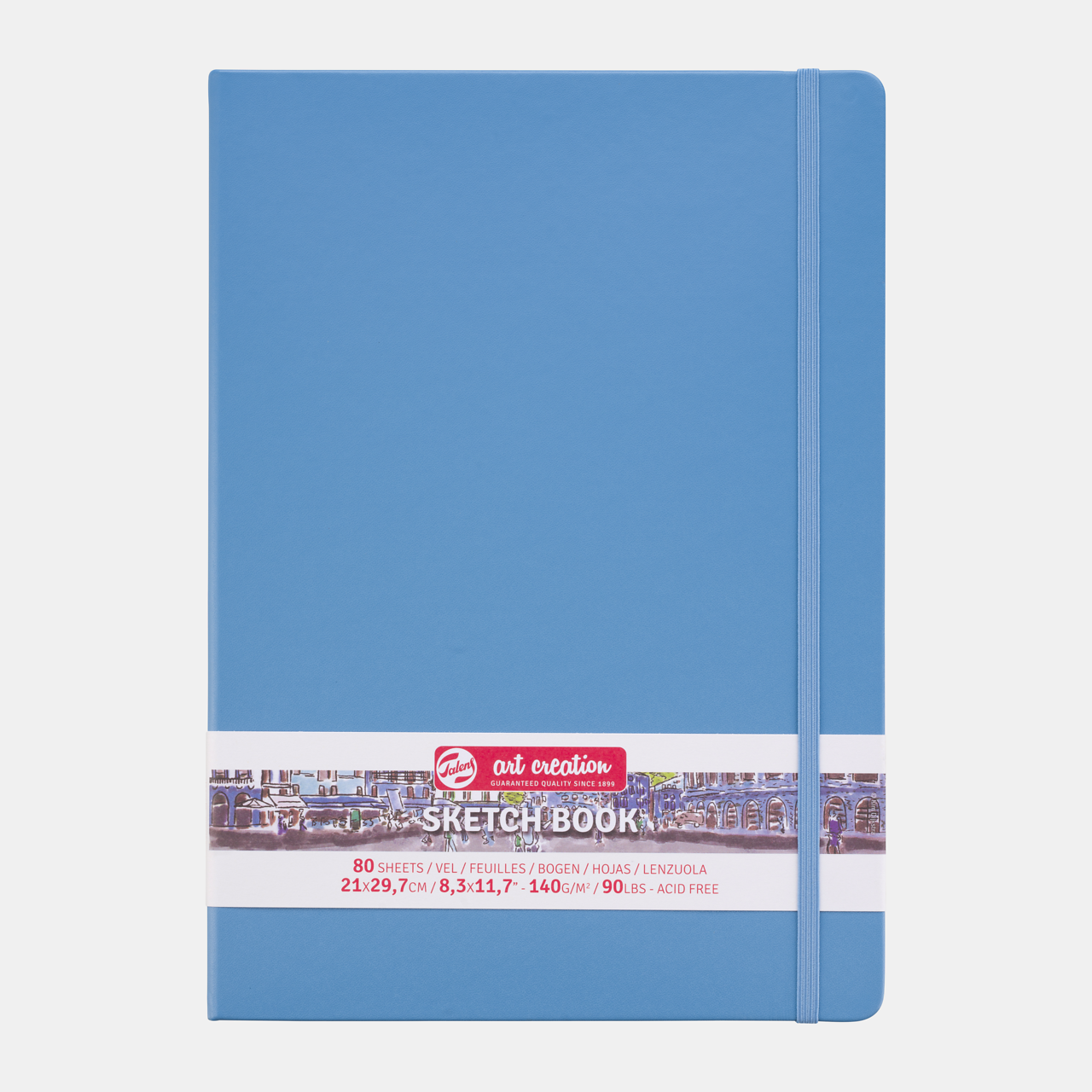 Μπλοκ σχεδίου Talens Art Creation Light Blue 21 x 30 cm, 140 g, 80 φύλλα