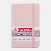 Μπλοκ σχεδίου ROYAL TALENS Art Creation Pastel Pink 9 x 14 cm, 140 g, 90 φύλλα, σκληρό εξώφυλλο