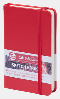 ROYAL TALENS μπλοκ σχεδίου Talens Art Creation Red 9 x 14 cm 140 g 80 φύλλα σκληρό εξώφυλλο