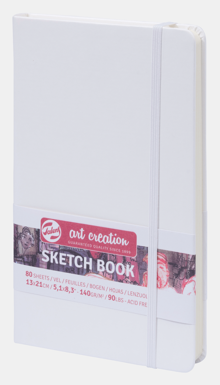 Μπλοκ σχεδίου Talens Art Creation White 13 x 21 cm, 140 g, 80 φύλλα, σκληρό εξώφυλλο