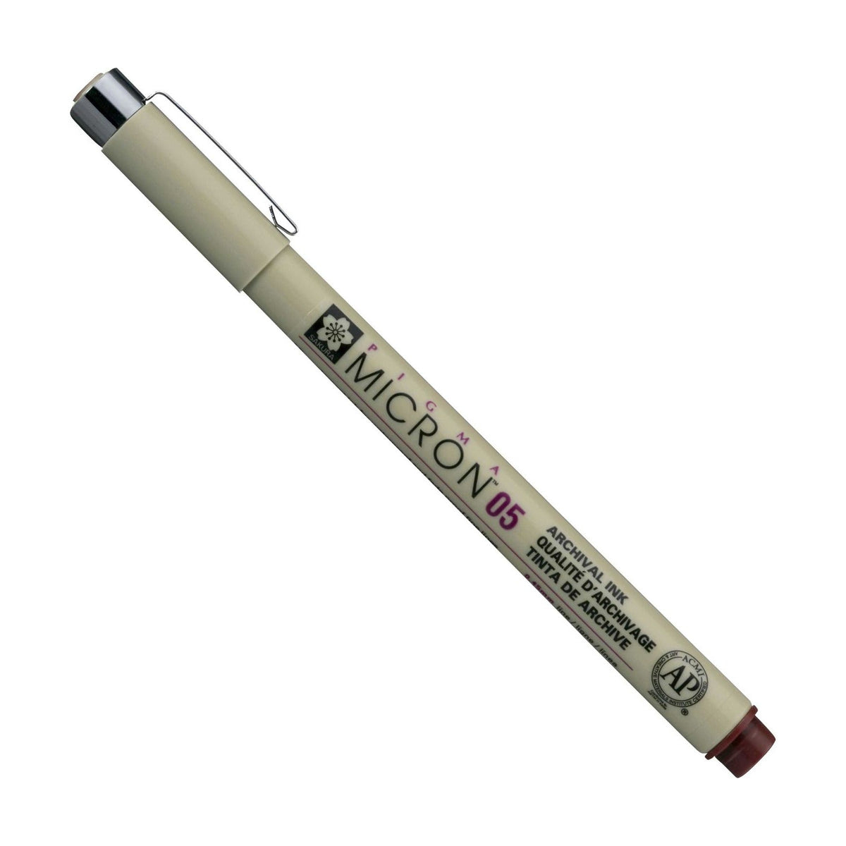 Τεχνικό στυλό SAKURA Pigma Micron μπορντό 0,45 – 0,50 mm