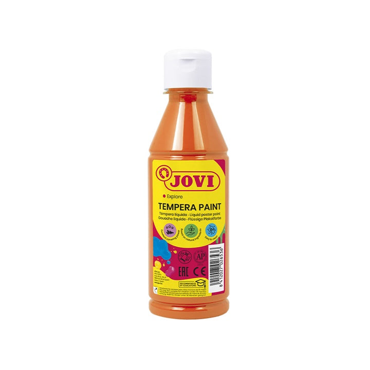 Υγρη τεμπερα JOVI 500 ml – πορτοκαλι